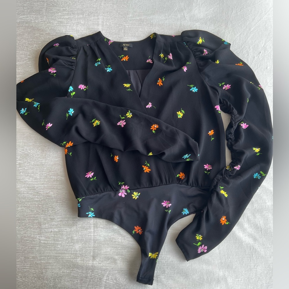 AFRM Danna Floral Bodysuit